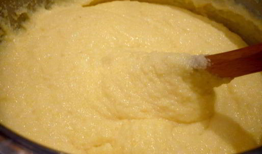 торт из поленты и овощного рагу солнечный корабль