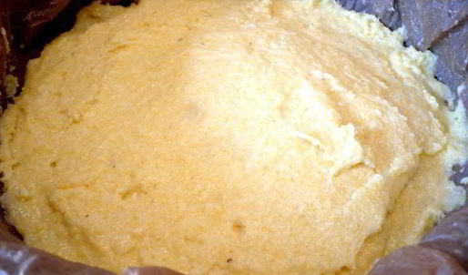 торт из поленты и овощного рагу солнечный корабль