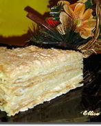 Торт наполеон с заварным кремом классический