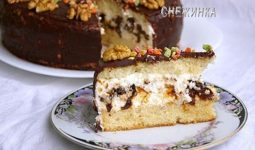 торт нежный поцелуй