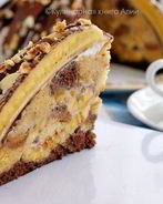 Торт Панчо с йогуртом и бананами