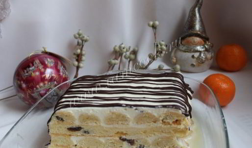 торт поленница