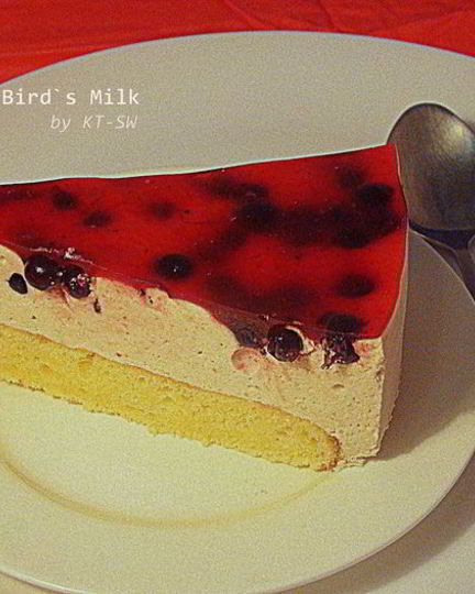 Рецепт торта птичье молоко с яблочным пюре