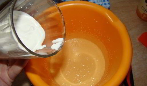 торт птичье молоко с яблочным пюре