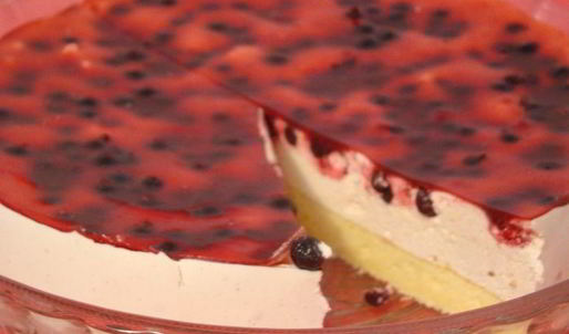 торт птичье молоко с яблочным пюре