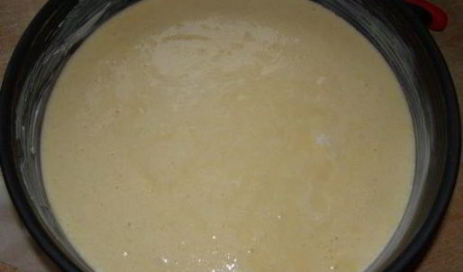 торт птичье молоко с яблочным пюре