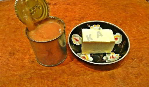 торт рубленый со сгущенкой