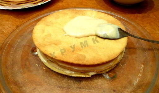 торт рубленый со сгущенкой