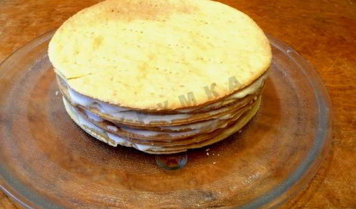 торт рубленый со сгущенкой