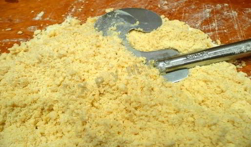 торт рубленый со сгущенкой