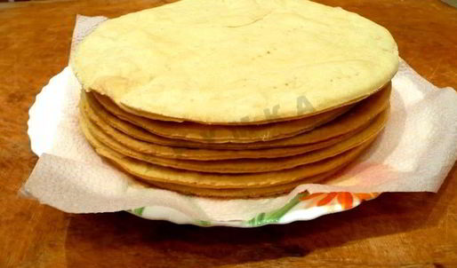 торт рубленый со сгущенкой