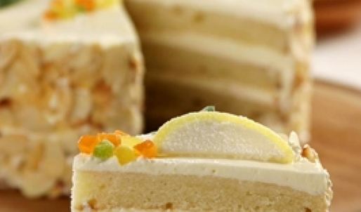 торт с лимоном