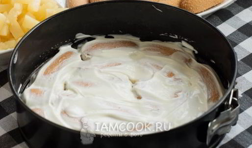 торт с печеньем савоярди