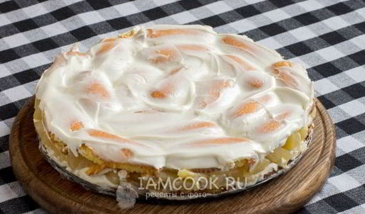 торт с печеньем савоярди