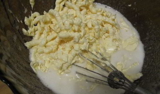 торт сердце из облаков