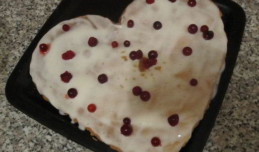 торт сердце из облаков