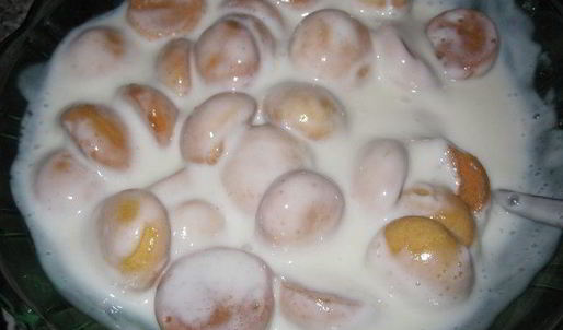 торт сердце из облаков