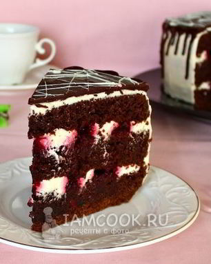 Торт Шоколад на кипятке в мультиварке