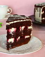 Торт Шоколад на кипятке в мультиварке