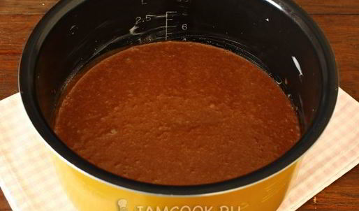 торт шоколад на кипятке в мультиварке