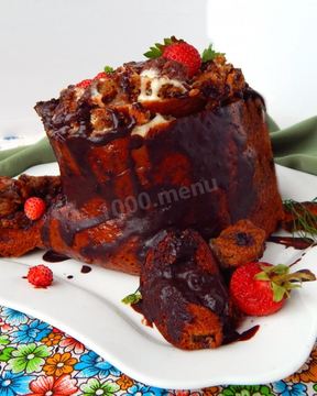 Торт Трухлявый пень с вареньем