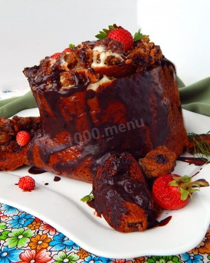 Рецепт торта трухлявого пень с вареньем