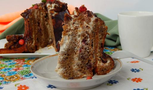 торт трухлявый пень с вареньем