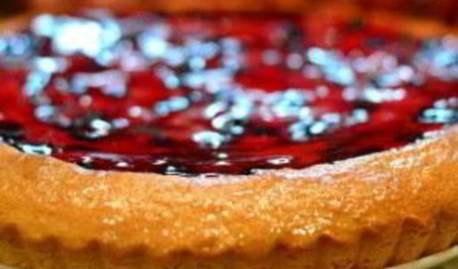 торт ягодная корзина