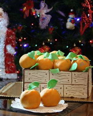 Торт Ящик с апельсинами