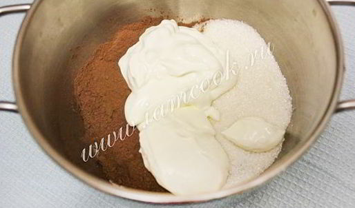 торт зебра на кефире