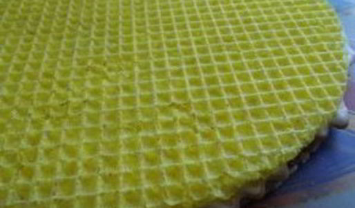 вафельный торт без выпечки