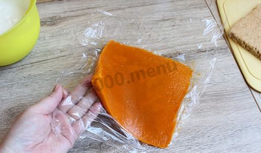 велюровый торт с облепиховым мармеладом