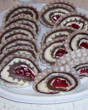 Вафельный рулет