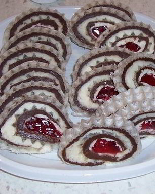 Вафельный рулет