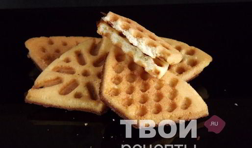 бездрожжевые классические вафли