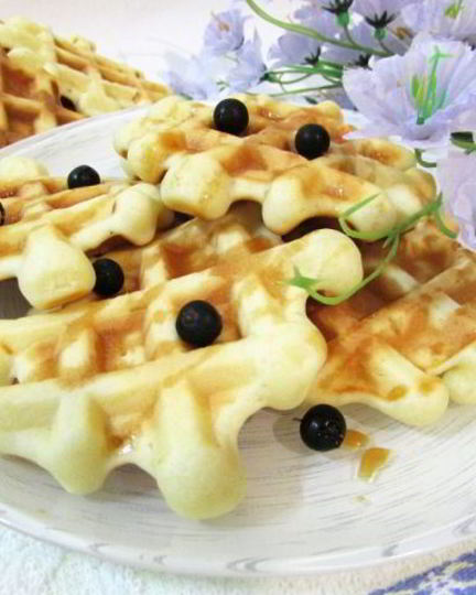 Рецепт йогуртовых вафель