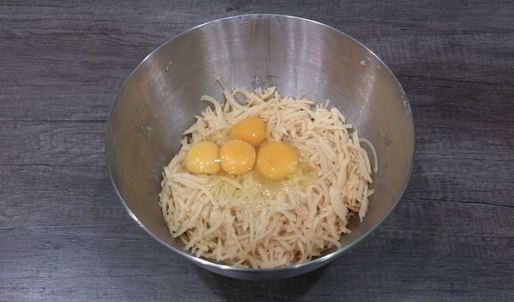 картофельные вафли с зеленью