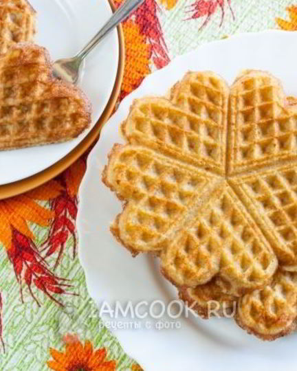 Рецепт картофельных вафель