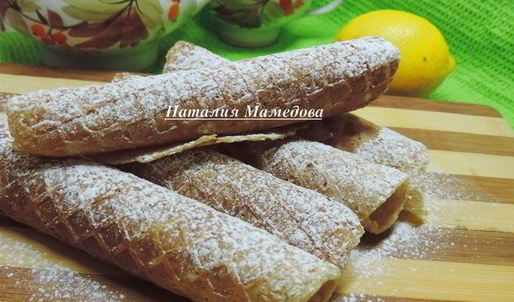 хрустящие бананово-овсяные вафли