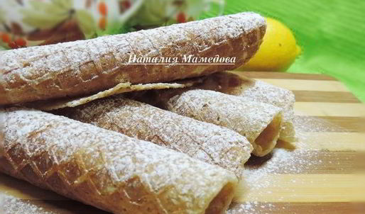 хрустящие бананово-овсяные вафли