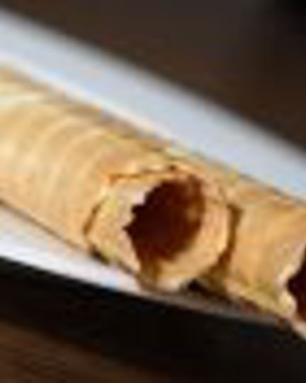 Рецепт хрустящих вафельных трубочек