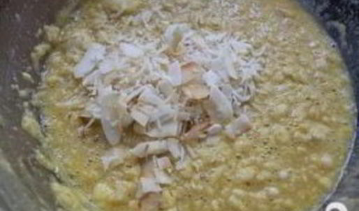 кокосовые вафли со взбитыми сливками