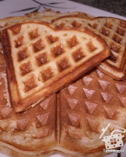 Рецепт мягеньких вафель