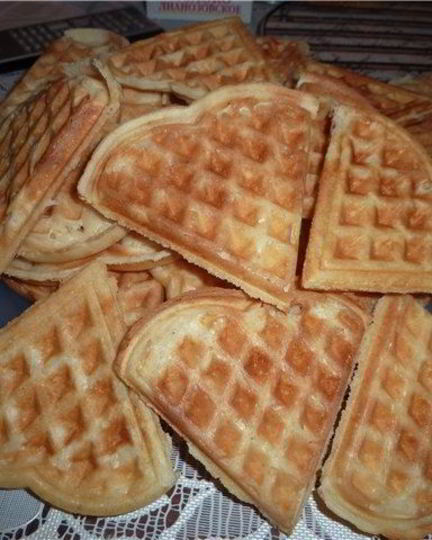 Рецепт мягких вафель для электровафельницы