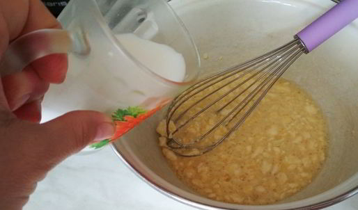 мягкие вафли с яблоком и курагой