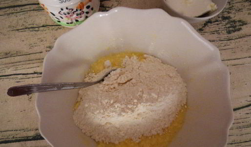 песочные вафли с творожным кремом