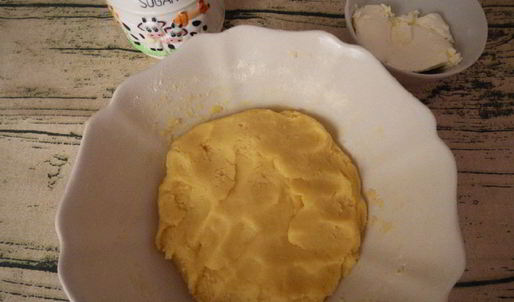 песочные вафли с творожным кремом