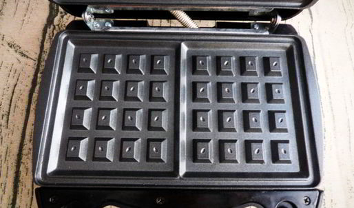 песочные вафли с творожным кремом