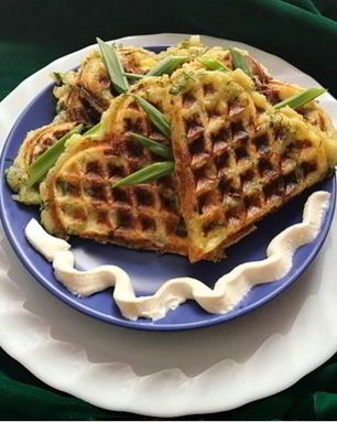 Постные картофельные вафли