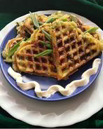 Постные картофельные вафли